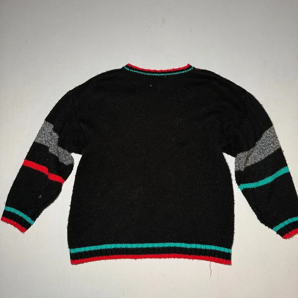 VTG 90s‎ Hollywood & Vine Abstract Sweater Mens Medium Multicolor Geometric